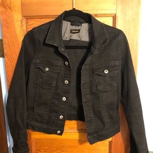 Diesel, XS, black jean jacket